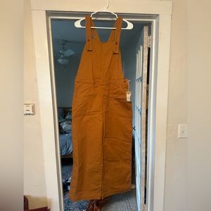 Patagonia wide leg overalls
